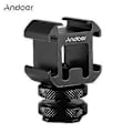 Miniatyrbild 4 av 5: Andoer 3 Cold Shoe-fäste Adapter Kameramontering för DSLR-kamera för LED-videolampa Mikrofon Monitor