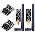 Miniatyrbillede 1 af 5: 2 stk. Nrf24l01+pa+lna Rf Transceiver Modul Med Sma Antenne 2,4 Ghz 0m + Nrf24l01 Trådløst Modul