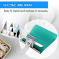 Miniatyrbillede 3 af 5: 4 stk. Silikone Krus Wrap Til Sublimationskrus 11oz Krus Wraps Til Sublimation I Ovn 3d Silikone Krus