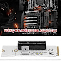 Miniatyrbillede 3 af 5: NGFF M2 Key-m Adaptere med LED-indikator Solid State Drive Adapterkort