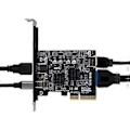 Miniatyrbillede 4 af 5: 2-Port PCI-E X4 Riser-kort PCIe til USB3.2 Gen 2 Adapter Riser Add-on-kort