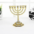 Miniatyrbillede 4 af 5: En Meh -hs Religs Lysestage Hanukkah 7 Armet Meh -s