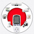 Miniatyrbild 3 av 5: LCD-display Energimätare Watt Volt Spänning Elektricitetsmätare Analysator Effekt