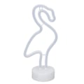 Miniatyrbillede 1 af 3: Flamingo Neon Lys Logo Led Neon Lys Logo Og Holder Base, Bruges Til Dekoration Af Sengeborde Ved Familiefester, Fødselsdage, Soveværelser Og
