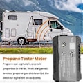 Miniatyrbilde 4 av 5: Propandetektor 12V Naturgassensor Lekkasjealarm 85DB Sirene for Bil RV Hjem Digital Propantester Måler (Svart)