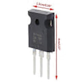 Miniatyrbild 4 av 5: 5st/set IRFP460 Fälteffekttransistor 20A 500V MOSFET N-Kanal Transistor