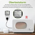 Pikkukuva 4 / 5: Sähkömittari 3680w, Sähkömittari Pistorasiaan, Energiankulutusmittari Suurella LCD-näytöllä Ja Maksimaalisella Ylikuormitussuojalla, Sähkömittari