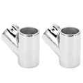 Miniatyrbilde 3 av 5: 2 stk. 25 mm/1 tomme Rekkverks T-stykke 60° Polert Rustfritt 316 Rustfritt Stål Maritimt Tilbehør