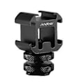 Miniatyrbilde 1 av 5: Andoer 3 Cold Shoe-feste Adapter On-Camera-feste Adapter for DSLR-kamera for LED-videolys Mikrofon Monitor
