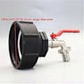 Miniatyrbild 3 av 5: IBC Utloppskran 3/4 Tum IBC Adapter S100x8 Mässing IBC Kulventil Utloppskran Regntunna Tank Tillbehör