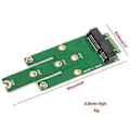 Miniatyrbild 4 av 5: Adapterkort M.2 NGFF SSD till MSATA Hårddisk Konverterkort Lämpligt för 2230