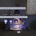 Miniatyrbilde 4 av 5: LED-projeksjonslampe, Nattlys Nattlys Atmosfære 8 Farger Justerbare Havbølger