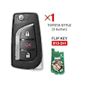 Miniatyrbild 4 av 5: Keydiy B13-2+1 Fjärrkontroll Bilnyckel Universal 3 Knappar För Stil För Kd900/-x2 Mini/ Urg200 Progr