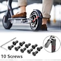 Miniatyrbillede 2 af 5: 10 stk. Elektrisk Scooter Pande Stang Skrue Reservedele Til Ninebot Es1 E Es4 Stang Base Elektriske Scootere Tilbehør