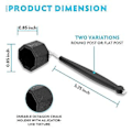 Miniatyrbilde 3 av 5: Bcb Pro Series Pool Cone Snooker Kritt Holder - Slip-in Lomme Poolkø Kritt Holder Deksel Billiard