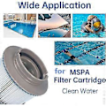 Miniatyrbillede 4 af 5: Pakke med udskiftningsfiltre til Mspa Fd2089, filterpatronpumpe passer til alle nuværende Mspa-spabade