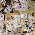 Pikkukuva 5 / 5: 260 kpl Vinta Scra -tarrapakkaus, DIY Retro Journaling -tarra-setti, Scrapb