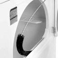 Miniatyrbillede 5 af 5: Radiatorrenser Lang Børste Rensning Fleksibel Tørretumbler Udluftningsbørste Radiator Tøj Børste Fnug Tørretumbler Vindfælde Rensningsbørste til Flade Panel Radiatorer og