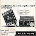 Miniatyrbild 4 av 5: HIFI Klass 100Wx2 Stereo Bluetooth Digital Förstärkarkort Modul TPA3116 med Fjärrkontroll Y100H Modul