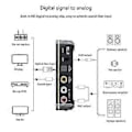 Miniatyrbillede 4 af 5: M8 Bluetooth 5.0 Audio Receiver Transmitter APTXLL 3.5mm AUX Musik Trådløs Adapter med Mikrofon NFC til Bil TV Højttalere