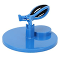 Miniatyrbillede 4 af 5: Neglelakflaskeholder, tilbagelænet neglelakholder, hjælpeværktøjer til neglemaling til neglesaloner, negleskoler, blå