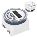 Pikkukuva 2 / 5: Ajastinkytkin Elektroninen LCD Digitaalinen Näyttö Ajanohjauskytkimet TM619H‑2 DC12VAC
