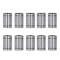Miniatyrbillede 1 af 4: 10 stk. Lineær bevægelsesleje Cylinder Optiske akser Skyder Testramme Reservedel ID 8 mm OD 15 mm LM8UU