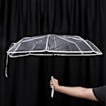 Miniatyrbillede 2 af 5: Transparent Automatisk Paraply Regn Kvinder Mænd Regn Auto Paraply Foldbar