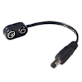 Miniatyrbild 1 av 5: 9V Batteriklämma Konverterare Gitarr Effektpedal Batteri Strömförsörjning Adapter