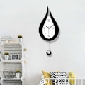 Miniatyrbild 5 av 5: Tyst väggklocka Vattendroppar Sväng väggklocka Modern design Nordisk stil Vardagsrum Väggklockor Mode Kreativ Sovrum Väggklocka