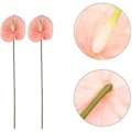 Miniatyrbillede 3 af 5: 2 stk. Kunstig Anthurium Buket Til Hjem R Brude Bryllup Fl Arranme