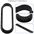 Miniatyrbillede 5 af 5: 6 stk. serie ovale ringe varmebestandige perforerede kagemousse ring non-stick bagering mini kageform kageringe