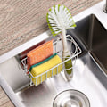 Miniatyrbild 2 av 5: Diskho Tidy, Bogeer Bestickavrinnare - Köksborste, Svamp, Handdukshållare-Diskho Caddy-Diskarrangör-Vägg Caddy Förvaring-Rostfritt Stål Diskho D