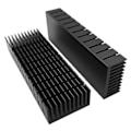 Miniatyrbillede 1 af 5: 2 stk. 40 mm køleprofilsæt 120 mm x 40 mm x 20 mm, køleprofil til Ing Led Peltier Therm