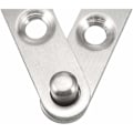 Miniatyrbillede 4 af 5: 57mm x 16mm x 11mm Rustfrit Stål 360 Graders Dørkugle Pivot Centerhængsel 8stk