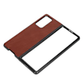 Miniatyrbillede 2 af 4: Stødsikkert Cover til Galaxy Z Fold, Læderetui til Beskyttelsesetui til Galaxy Z Fold Læderetui til Galaxy Z Fold Uovertruffen Oplevelse