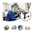 Miniatyrbillede 5 af 5: Zq-100 Kilometertæller med justerbar nøglehastighed, elektrisk scootertæller, 6-benet display til elektrisk scooter