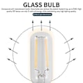 Miniatyrbilde 3 av 5: 2x E14 3w Led Komfyrhette Viftepære Varm