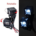 Miniatyrbilde 3 av 5: Modifiserte frontlykter Spotlights Biltopplys Bumperlys For Axial Scx10 Traxxas Trx4 Trx6 1/10 R