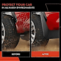 Miniatyrbild 3 av 5: 4 ST Bil Stänkskydd Mud Flaps Splash Mud Guard för W205 C-Klass 2015-2020 C180 C200 C300