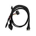 Pikkukuva 5 / 5: Kiintolevyn kaapeli SFF8654(8I) Slim SAS - 2SFF8639 NVMe U.2 -kiintolevyn kaapeli, monitoimiset kiintolevytarvikkeet