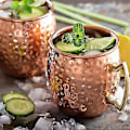 Miniatyrbillede 2 af 5: Mini 2-ounce Rustfri Stål Mule Krus Espresso Mini Krus Belagt Krus Krus Sæt Af