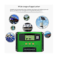 Miniatyrbillede 4 af 5: 60a Pwm Solar Oplader 12v 24v Auto Tilpasning Opladning Til Solar