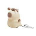 Miniatyrbillede 1 af 5: Capybara Sovelampe Indbygget Batteri Dyre Sengelampe Natlampe Silikone Capybara Form Børnelamper til Børn