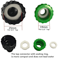 Miniatyrbillede 3 af 3: Havehaveslange fittings i plast