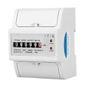 Miniatyrbild 2 av 5: 220V Digital 1-fas 2-tråds 4P DIN-skena Elmätare Elektronisk KWh-mätare (20(80)A)