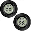 Miniatyrbild 1 av 5: Mini Digital Hygrometer Mätare Inomhus Termometer, LCD-skärm Temperatur Utomhus Luftfuktighet För Humidorer Växthusar Cigarrburkar Inkubatorer Gitarr