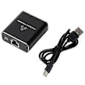 Miniatyrbilde 1 av 5: Nettverksplitter 1 til 2 Ethernet Splitter for 2 PC Laptop RJ45-kontakt RJ45 Splitter 1 inn 2 ut Ethernet Splitter