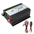 Miniatyrbillede 1 af 4: Power Inverter 300W 1 Universal Stikdåse 2 USB Port Smart Køling Modificeret Sinus Bølge Bil Power Inverter DC12V Til AC220V