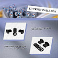 Miniatyrbilde 3 av 5: Ny Ethernet Kabelboks for Kabelhåndteringstilbehør for Ethernet-adaptere